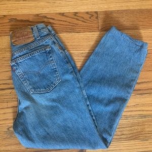 Vintage Levi's 501 high rise straight crop 24-25